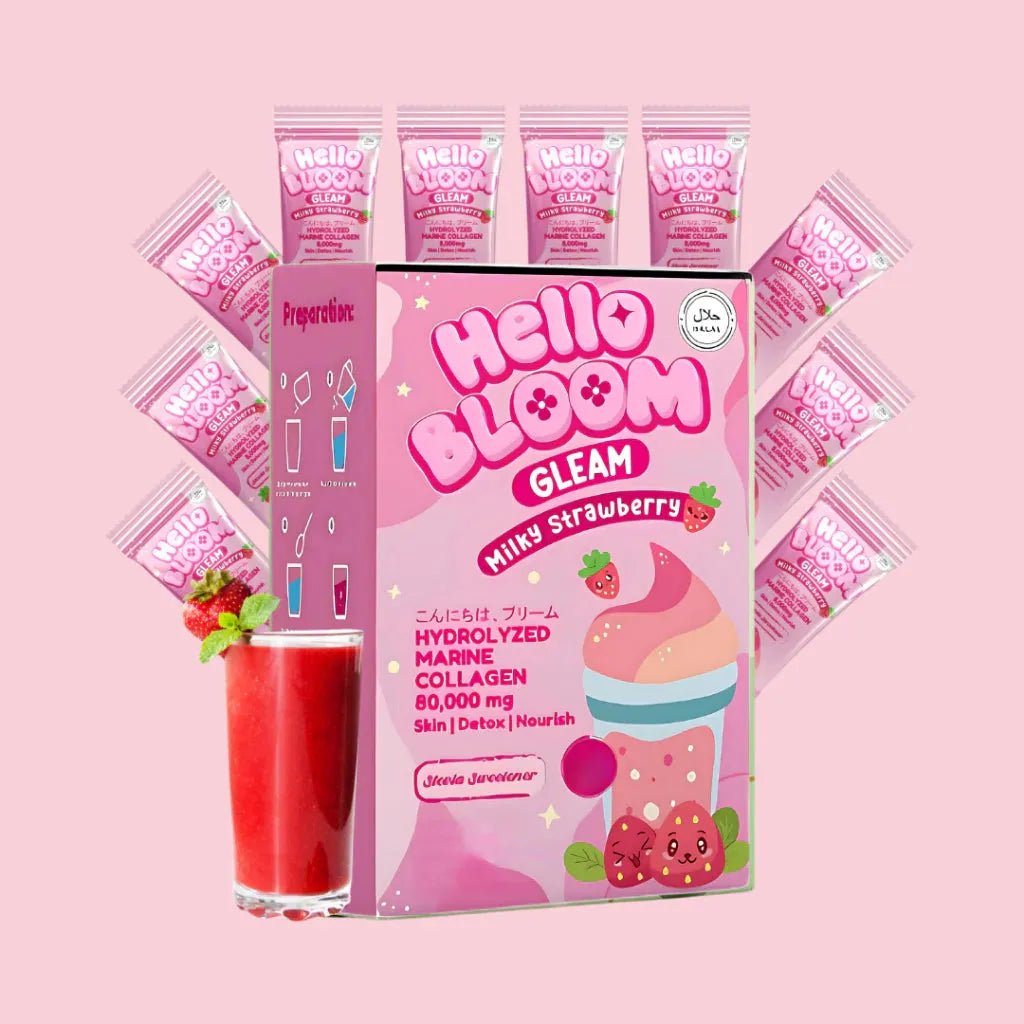 Hello Bloom Gleam Milky Strawberry - Golden Buffalo Grocery Store