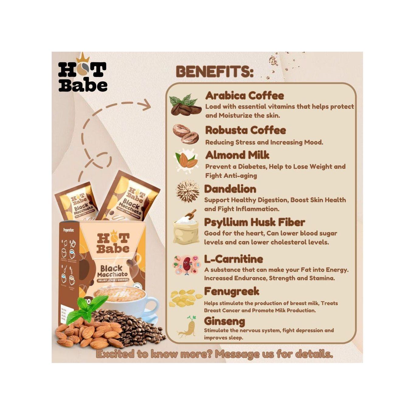 Hot Babe Black Macchiato - Golden Buffalo Grocery Store