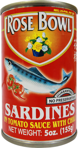 Rose Bowl Sardines in Tomato Sauce with Chili 155g