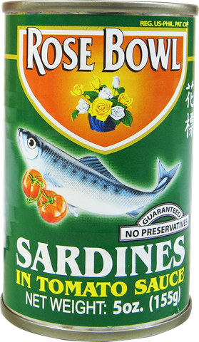 Rose Bowl Sardines In Tomato Sauce 155g