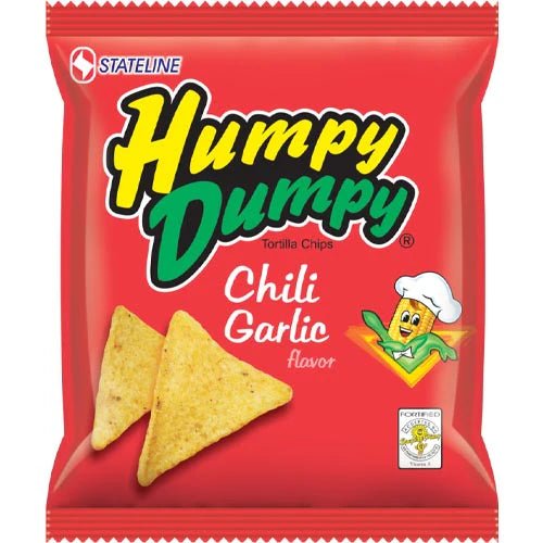 Humpy Dumpy Tortilla Chips Chili Garlic 110g - Golden Buffalo Grocery Store