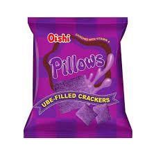 Oishi Pillows Ube Filled Crackers 38g