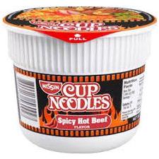 Nissin Mini Cup Spicy Beef 45g