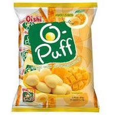 Oishi O-Puff Mango Cream Filled 84g - Golden Buffalo Grocery Store