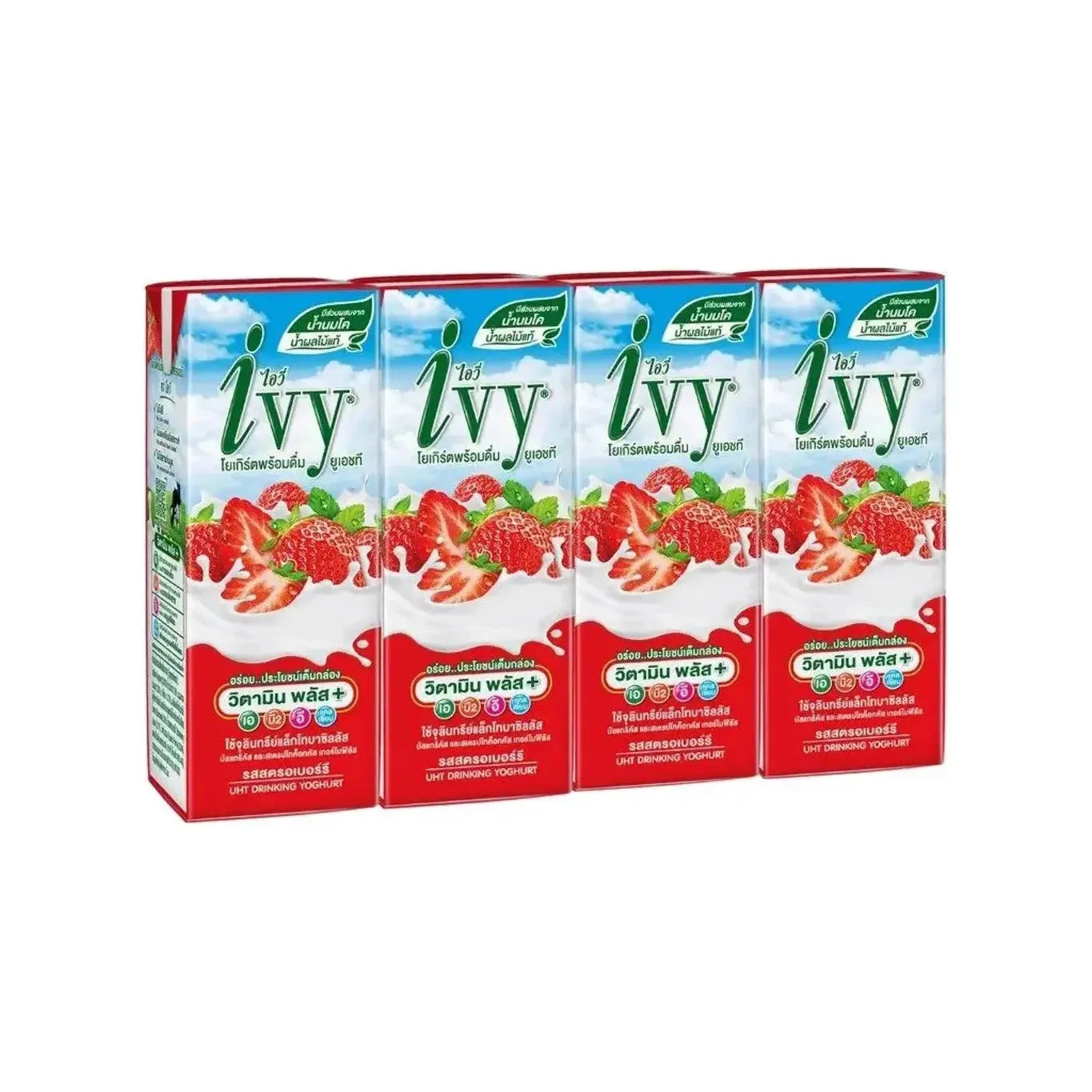 Ivy Strawberry Yoghurt Drink 180ml UHT - Golden Buffalo Grocery Store