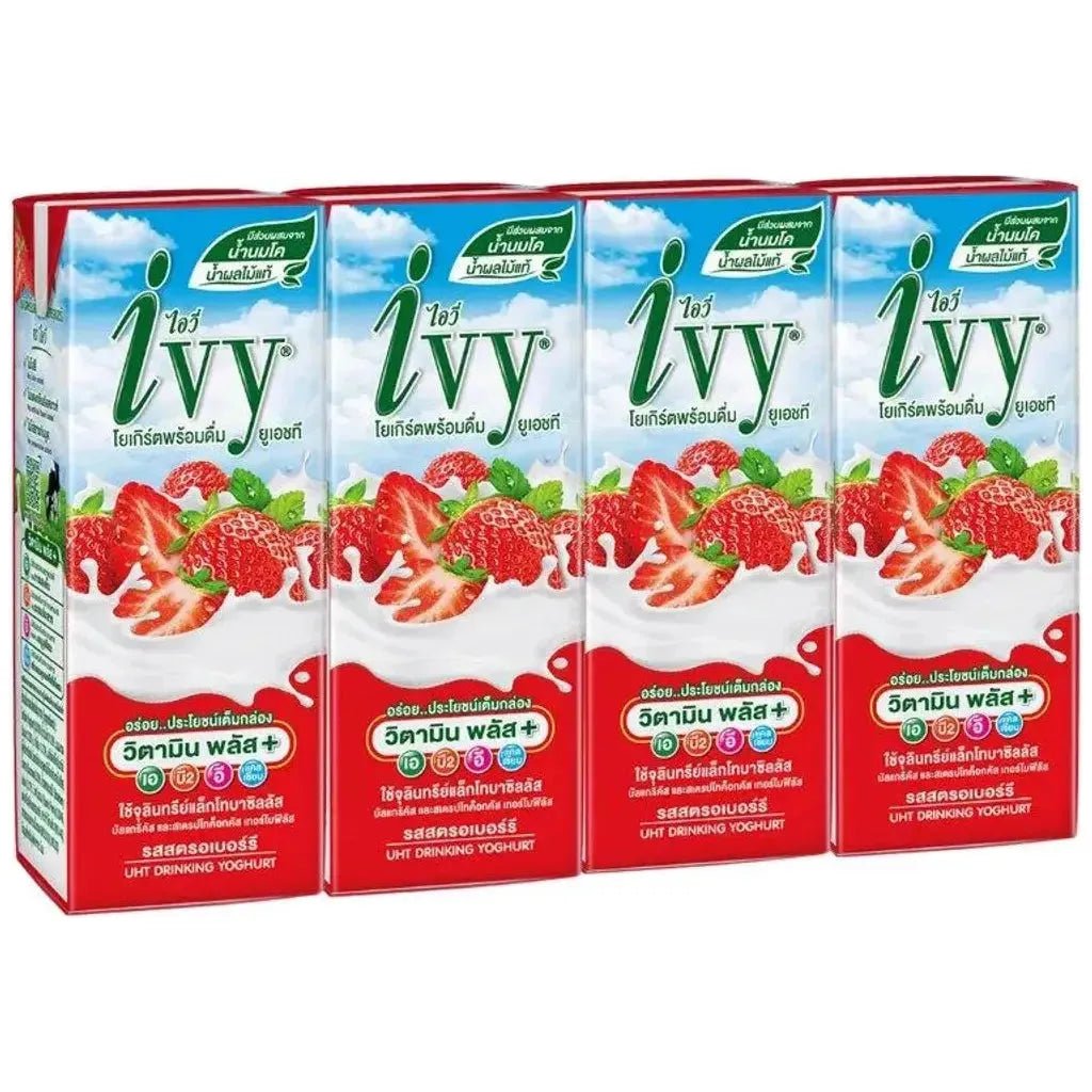 Ivy Strawberry Yoghurt Drink 180ml UHT - Golden Buffalo Grocery Store
