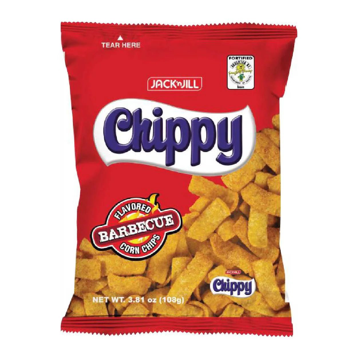 Jack n Jill Chippy Corn Chips - BBQ 108g - Golden Buffalo Grocery Store