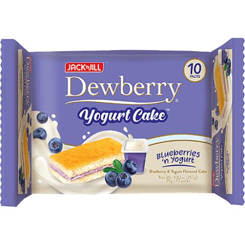 Jack n Jill Dewberry Blueberries n Yoghurt Flavored Cake 25g x 10 - Golden Buffalo Grocery Store