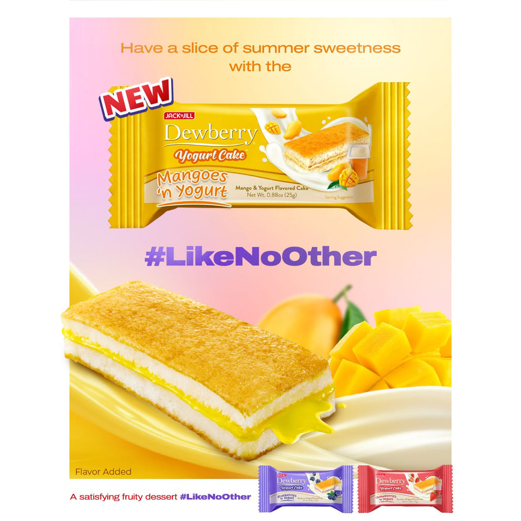 Jack n Jill Dewberry Mango n Yoghurt Flavored Cake 25g x 10 - Golden Buffalo Grocery Store