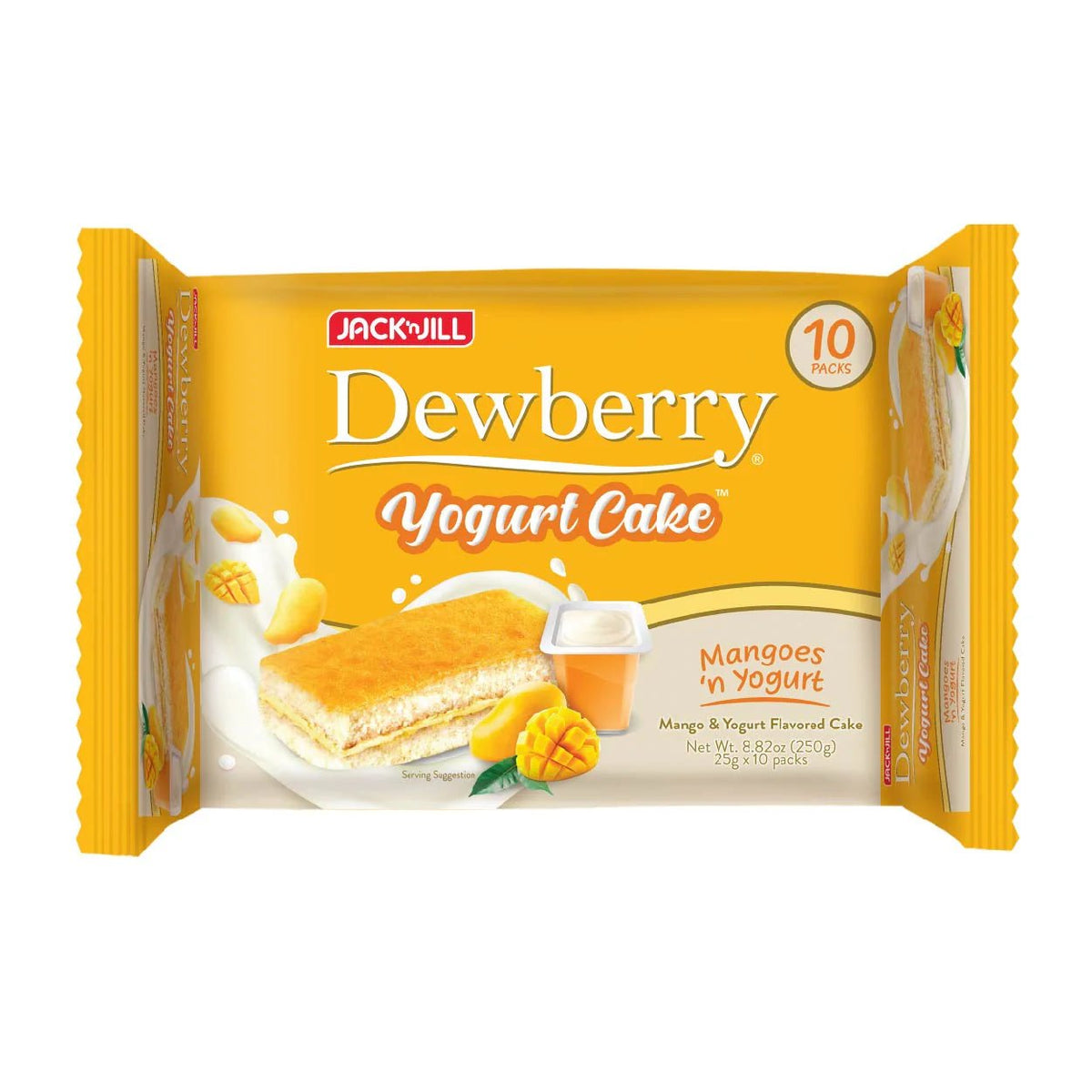 Jack n Jill Dewberry Mango n Yoghurt Flavored Cake 25g x 10 - Golden Buffalo Grocery Store
