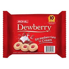 Jack n Jill Dewberry Strawberries n Cream 33g x 10 - Golden Buffalo Grocery Store