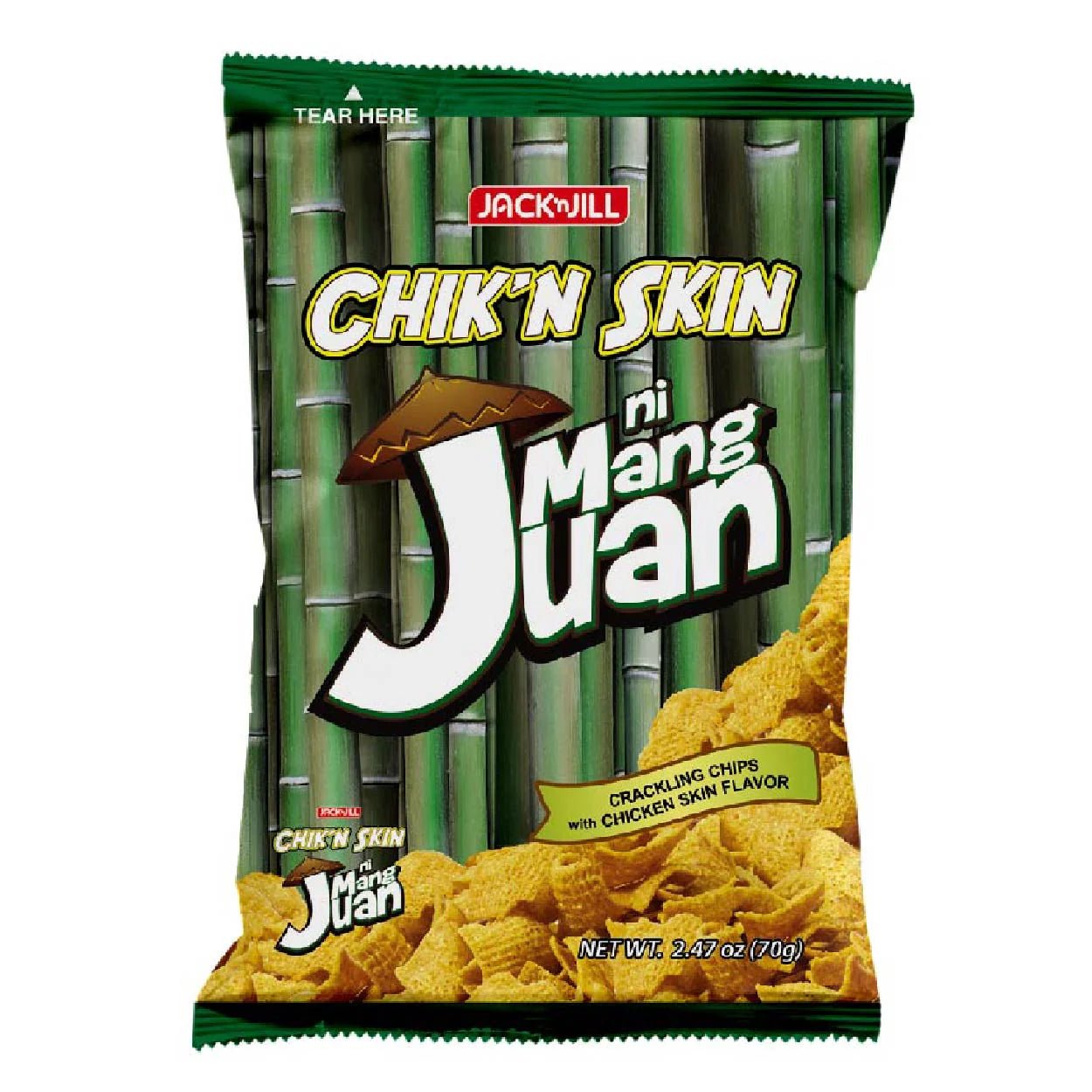 Jack n Jill Mang juan Chicken Skin Chicharron 70g - Golden Buffalo Grocery Store