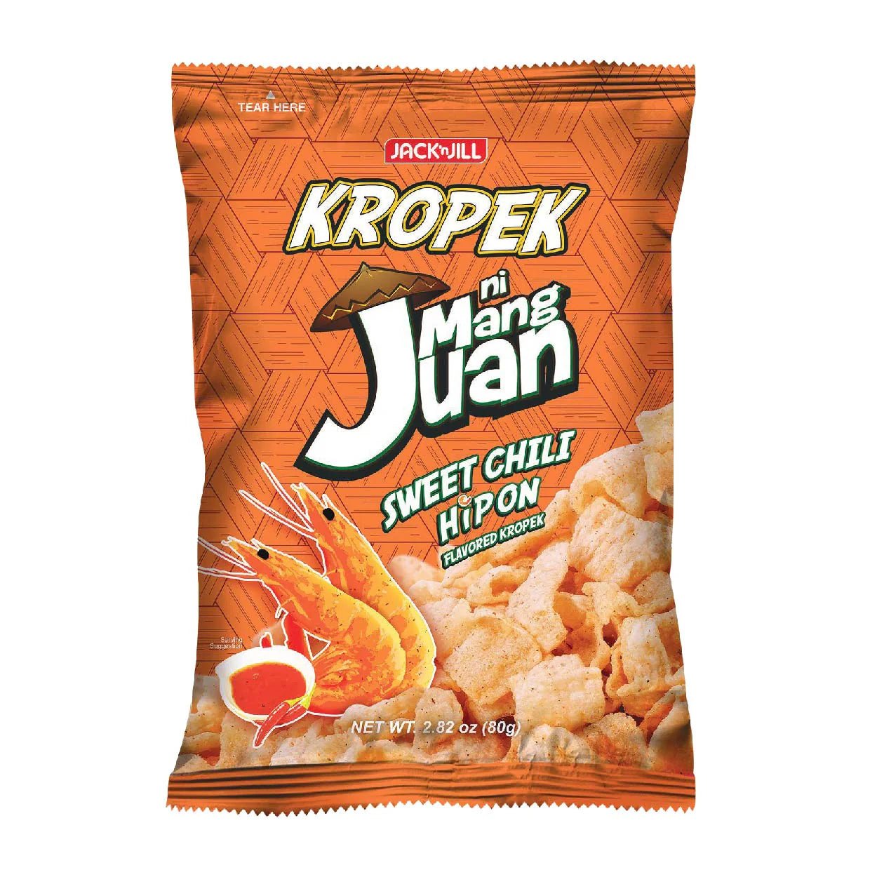 Jack n Jill Mangjuan Sweet Chili Hipon Kropek 80g - Golden Buffalo Grocery Store