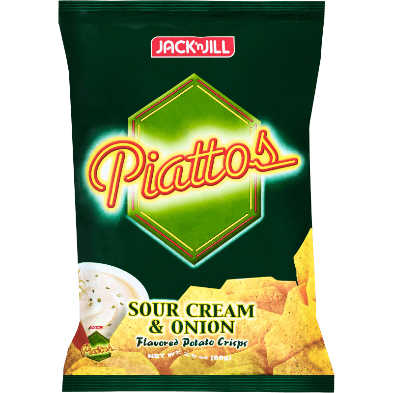 Jack n Jill Piattos Sour Cream & Onion 85g - Golden Buffalo Grocery Store