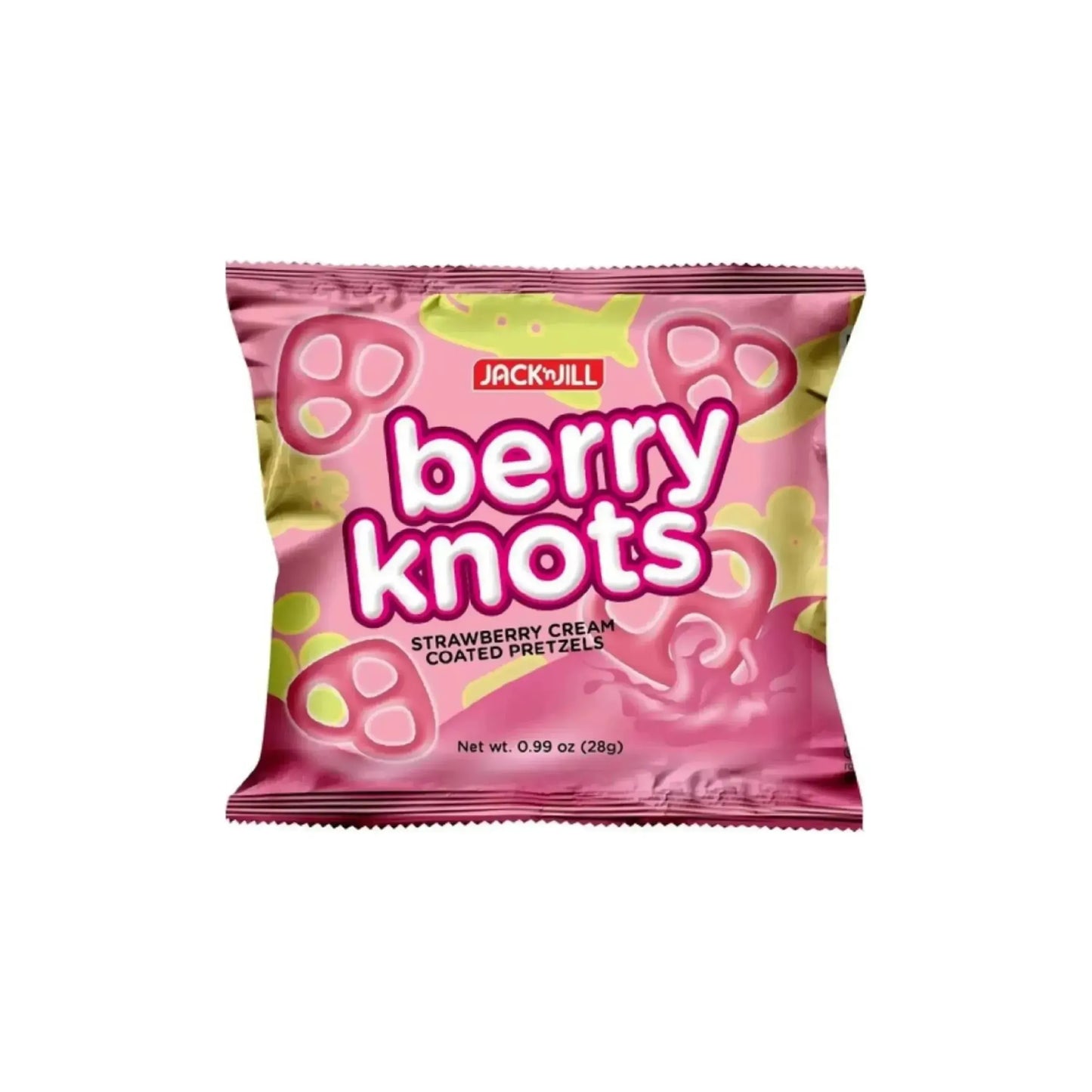 Jack n Jill Strawberry Knots 28g - Golden Buffalo Grocery Store