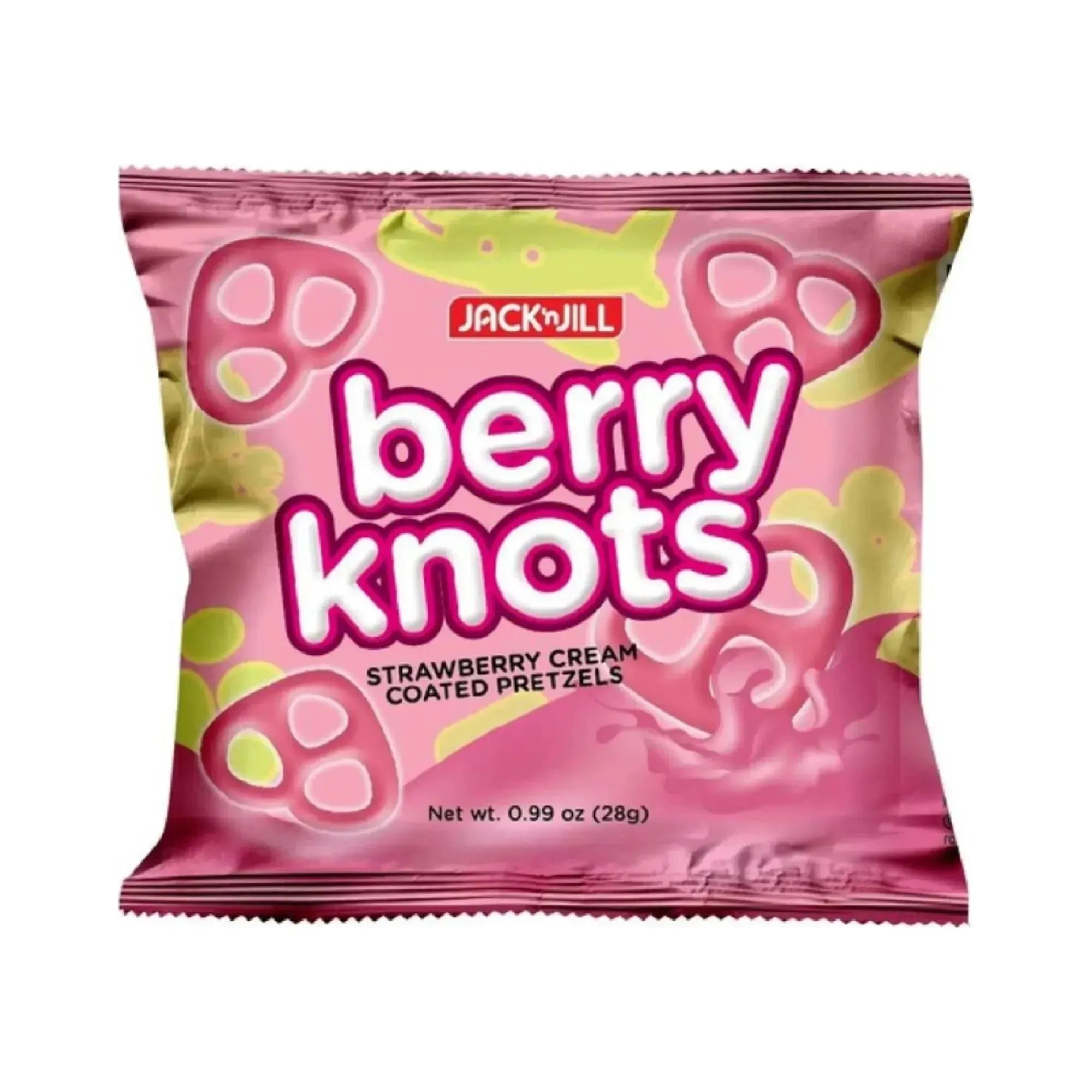 Jack n Jill Strawberry Knots 28g - Golden Buffalo Grocery Store