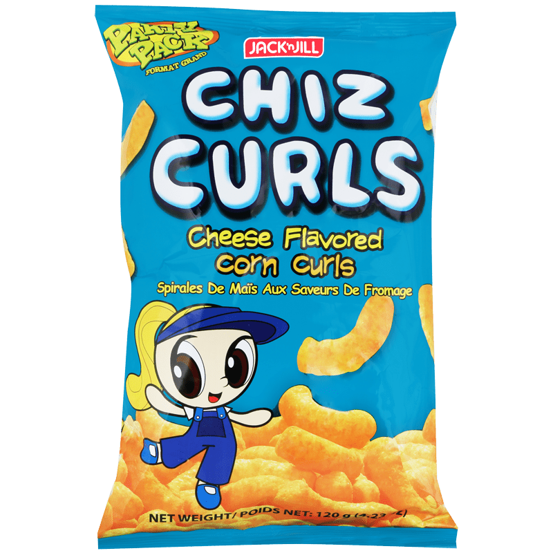 JacknJill Chiz Curls 55g - Cheese - Golden Buffalo Grocery Store