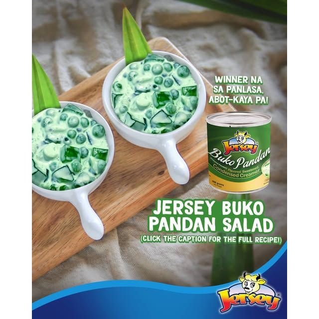 Jersey Sweetened Condensed Creamer 390g Buko Pandan - Golden Buffalo Grocery Store