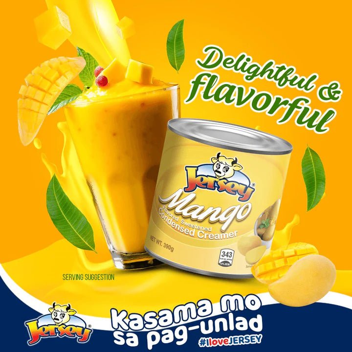 Jersey Sweetened Condensed Creamer 390g - Mango - Golden Buffalo Grocery Store