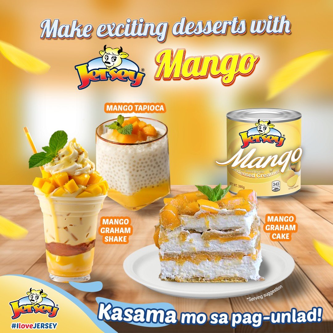 Jersey Sweetened Condensed Creamer 390g - Mango - Golden Buffalo Grocery Store