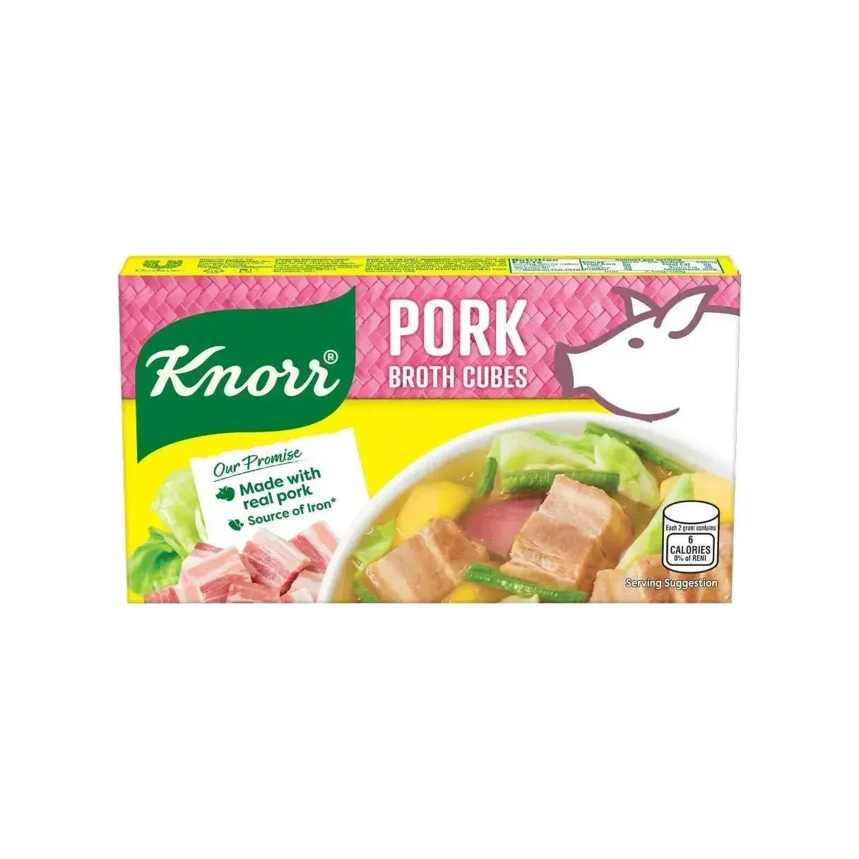 Knorr Pork Broth Cubes 60g - Golden Buffalo Grocery Store