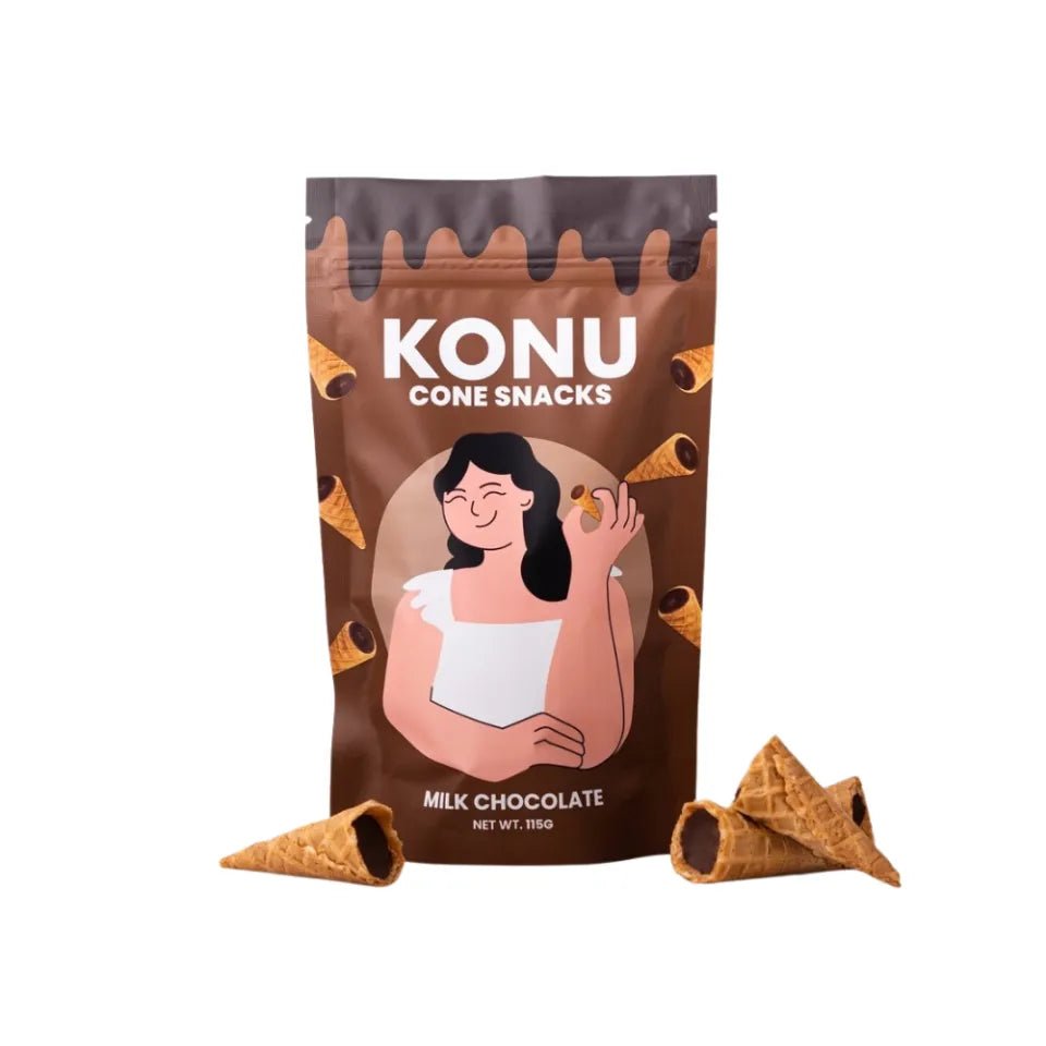 Konu Cone Snacks Milk Chocolate - Golden Buffalo Grocery Store