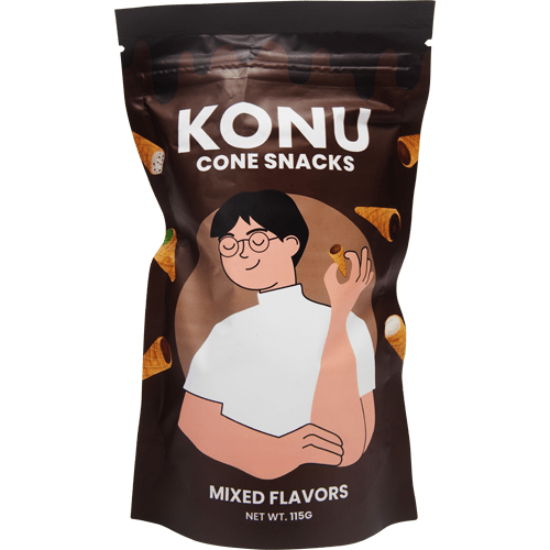 Konu Cone Snacks Mix Flavors 115g - Golden Buffalo Grocery Store