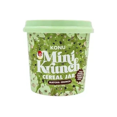 Konu Mini Crunch Cereal Jar - Matcha Crunch 160g - Golden Buffalo Grocery Store