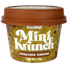 Konu Mini Crunch Cereal Jar - Pistachio Knafeh 60g - Golden Buffalo Grocery Store