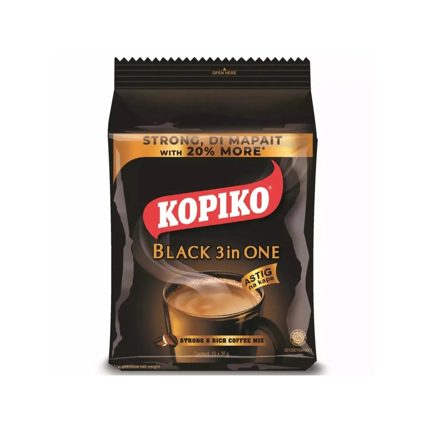 Kopiko Black 3 in 1 (30 x 20g) - Golden Buffalo Grocery Store