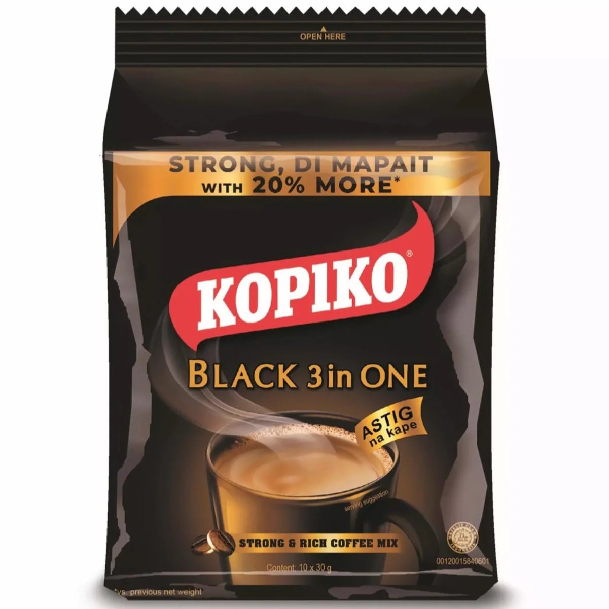 Kopiko Black 3 in 1 (30 x 20g) - Golden Buffalo Grocery Store
