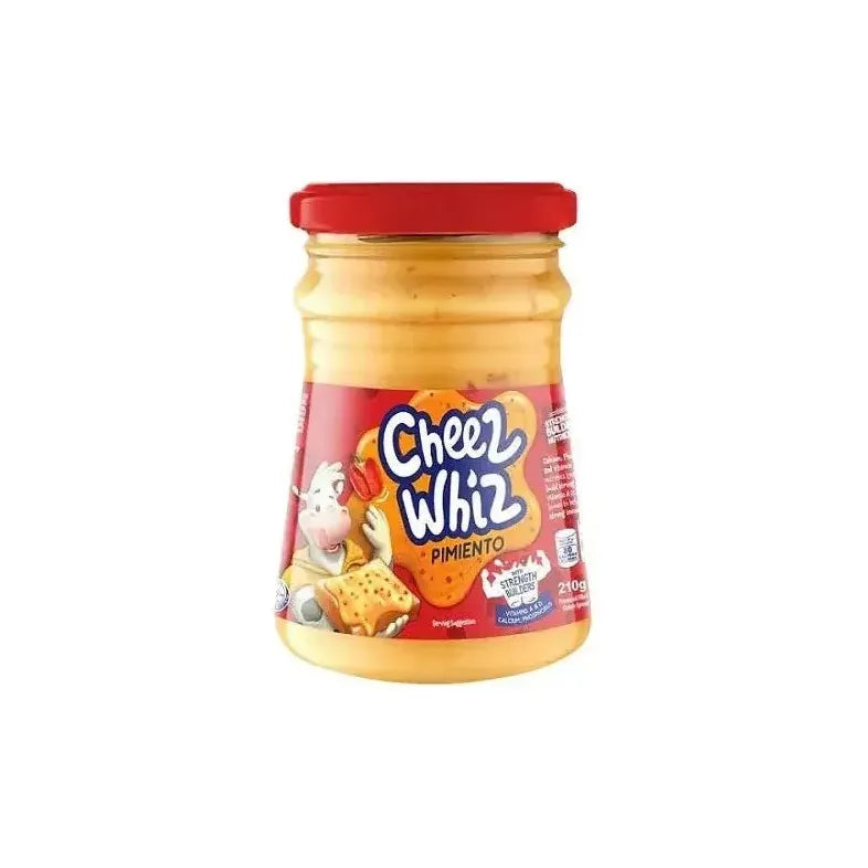 Kraft Cheez Whiz Spread Pimiento 210g - Golden Buffalo Grocery Store