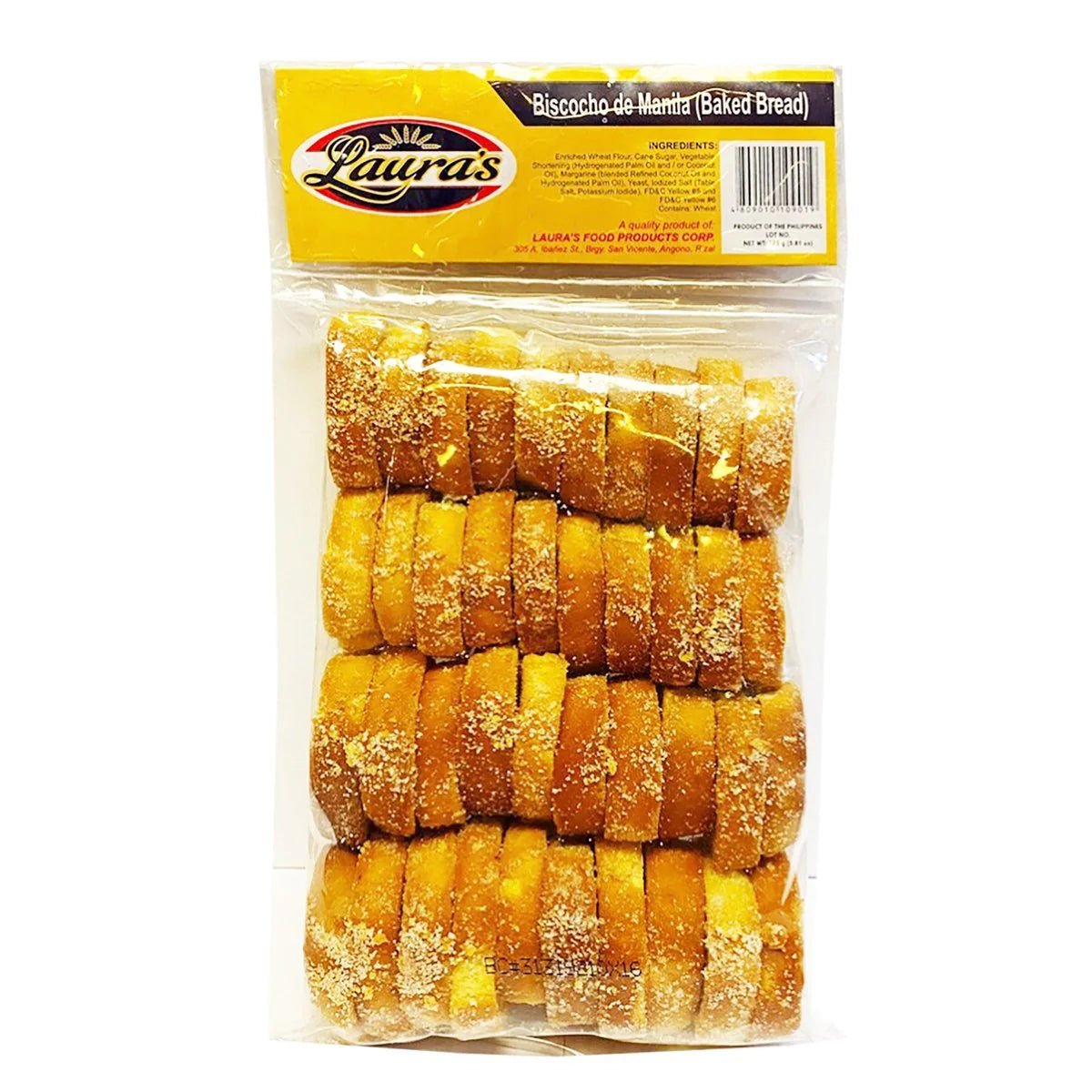 Laura's Biscocho De Manila 175g - Golden Buffalo Grocery Store