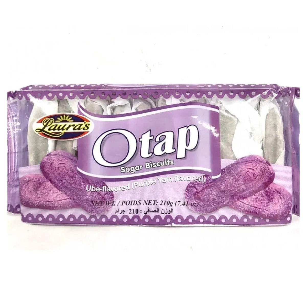 Laura’s Otap Ube 210g – Flaky Ube Puff Pastry Snack – Golden Buffalo ...