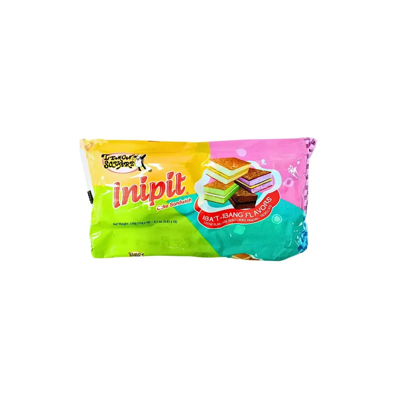 Lemon Square Assorted Inipit 23g x 10 - Golden Buffalo Grocery Store