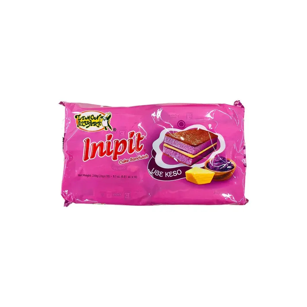 Lemon Square Inipit Ube Keso 23g x 10 - Golden Buffalo Grocery Store