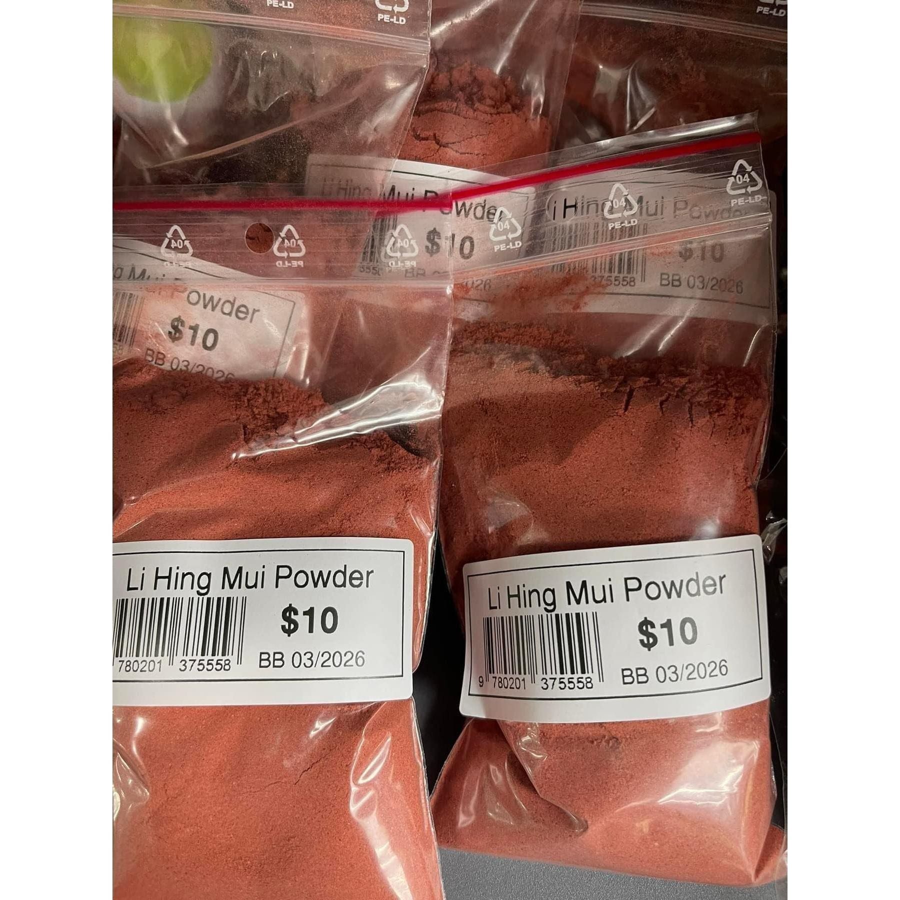 Li Hing Mui Powder 80g - Golden Buffalo Grocery Store