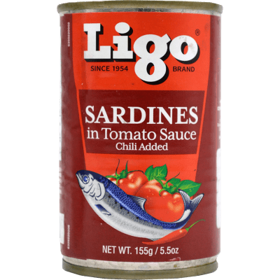 Ligo Sardines in Chili Tomato Sauce 155g - Golden Buffalo Grocery Store