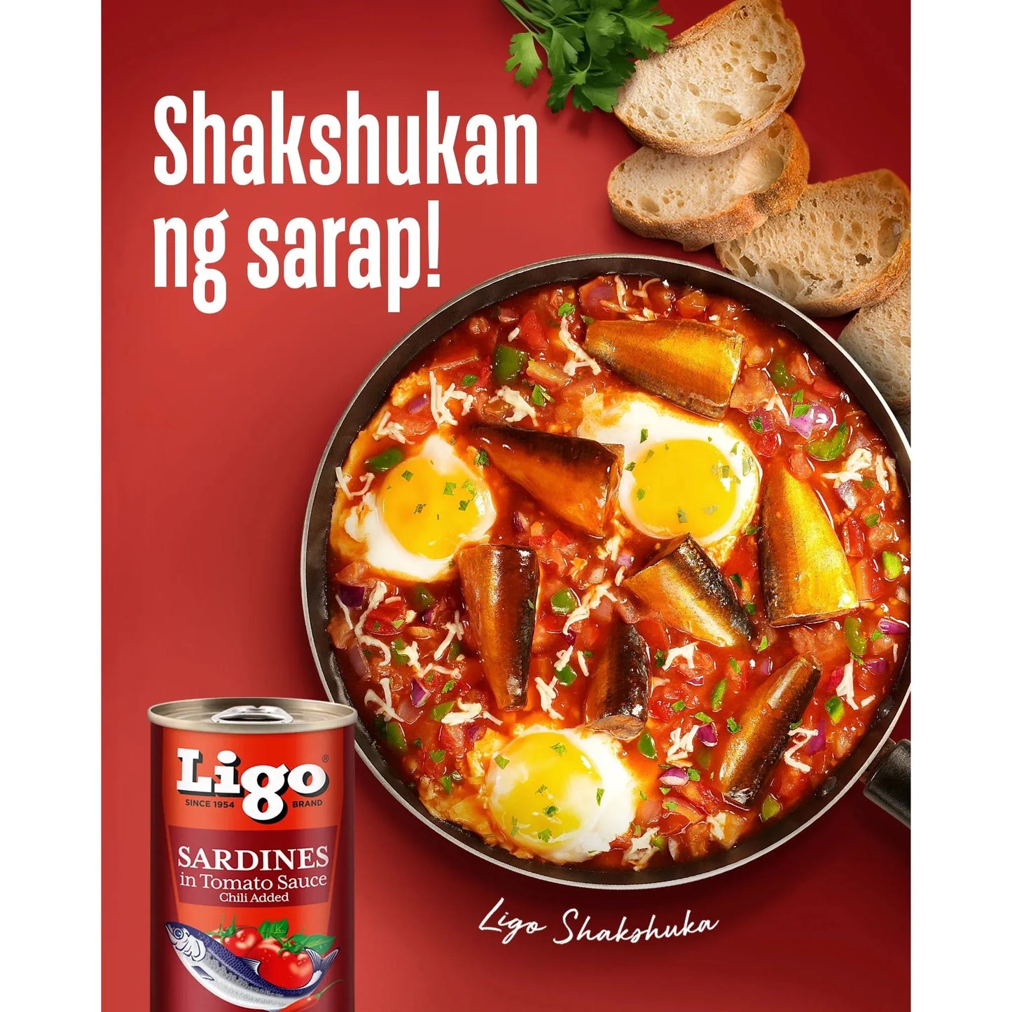 Ligo Sardines in Chili Tomato Sauce 155g - Golden Buffalo Grocery Store