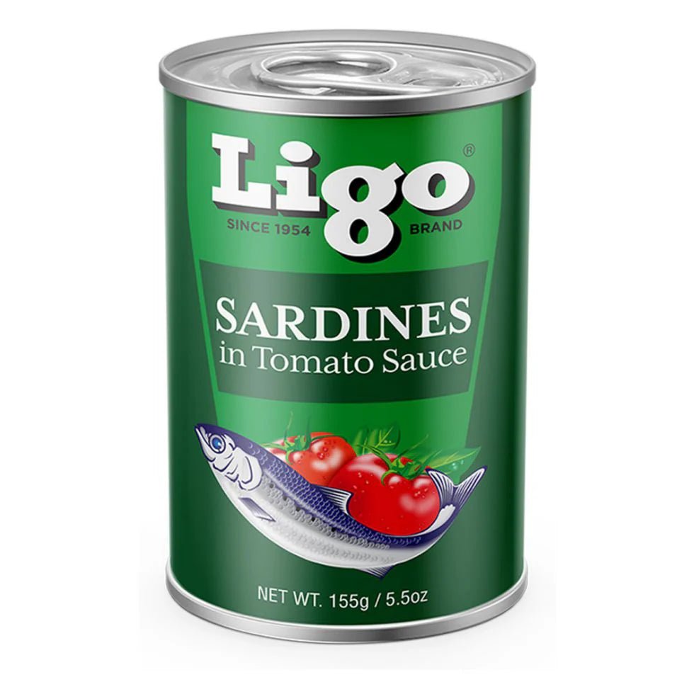 Ligo Sardines in Tomato Sauce 155g - Golden Buffalo Grocery Store