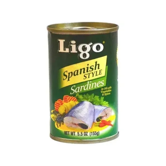 Ligo Spanish Sardines In Oil 155g - Golden Buffalo Grocery Store