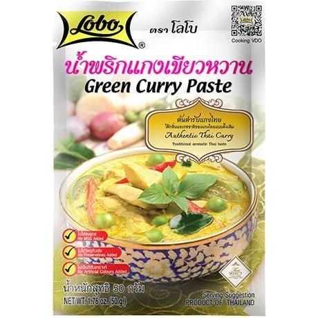 Lobo Green Curry Paste 50g - Golden Buffalo Grocery Store