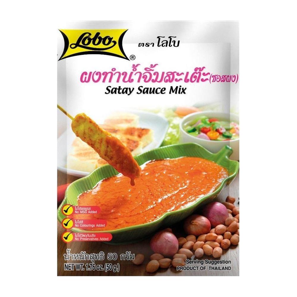 Lobo Satay Sauce Mix 50g - Golden Buffalo Grocery Store