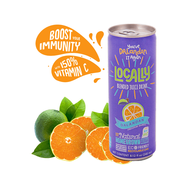 Locally Dalandan Juice Drink 240ml - Golden Buffalo Grocery Store