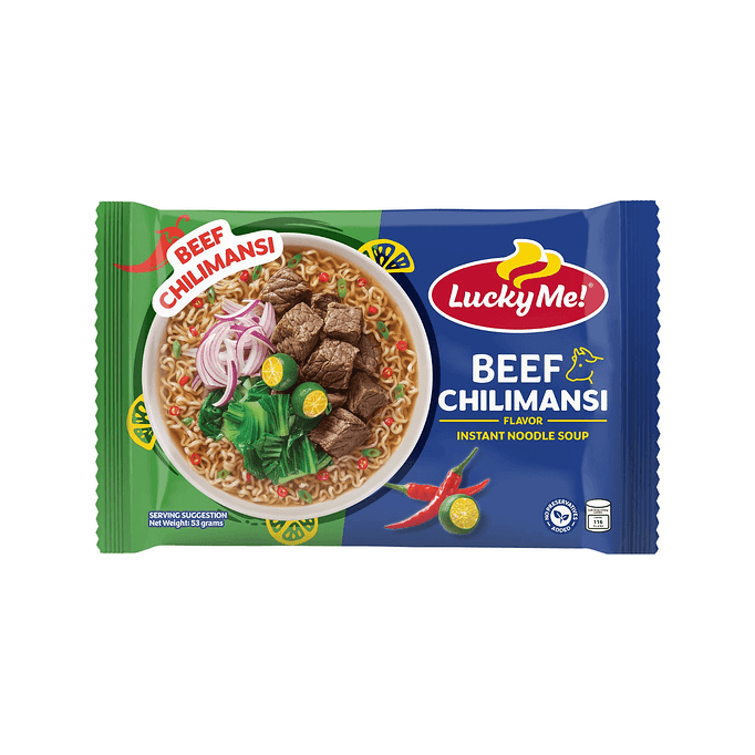 Lucky Me Beef Chilimansi 53g - Golden Buffalo Grocery Store