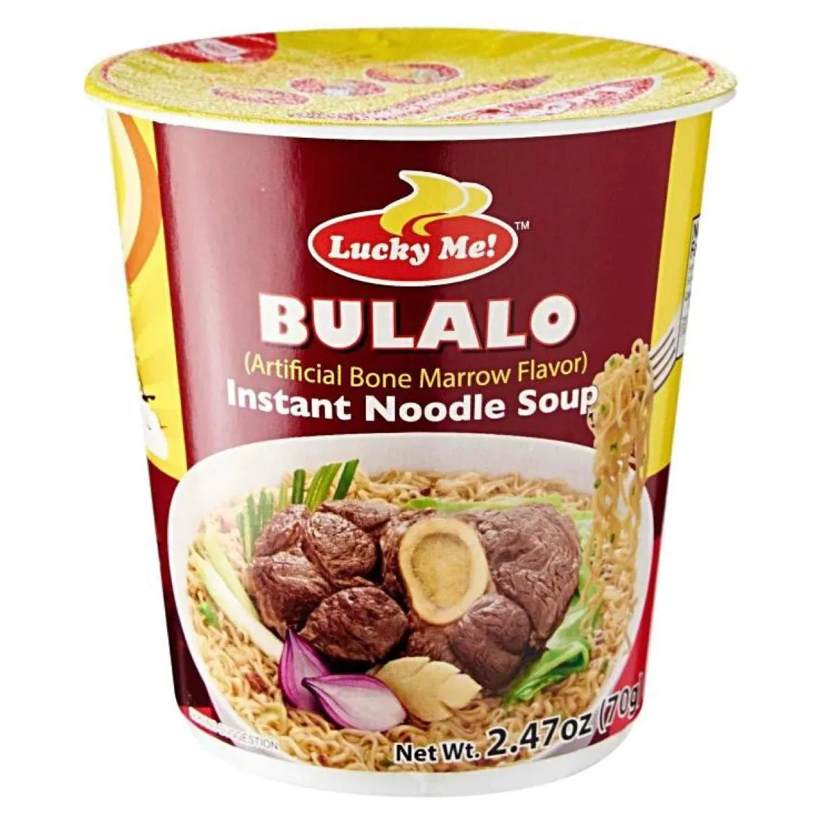 Lucky Me Bulalo Bow Noodle 70g