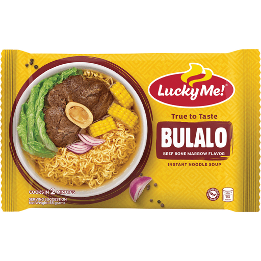 Lucky me Instant Noodle Bulalo 55g - Golden Buffalo Grocery Store