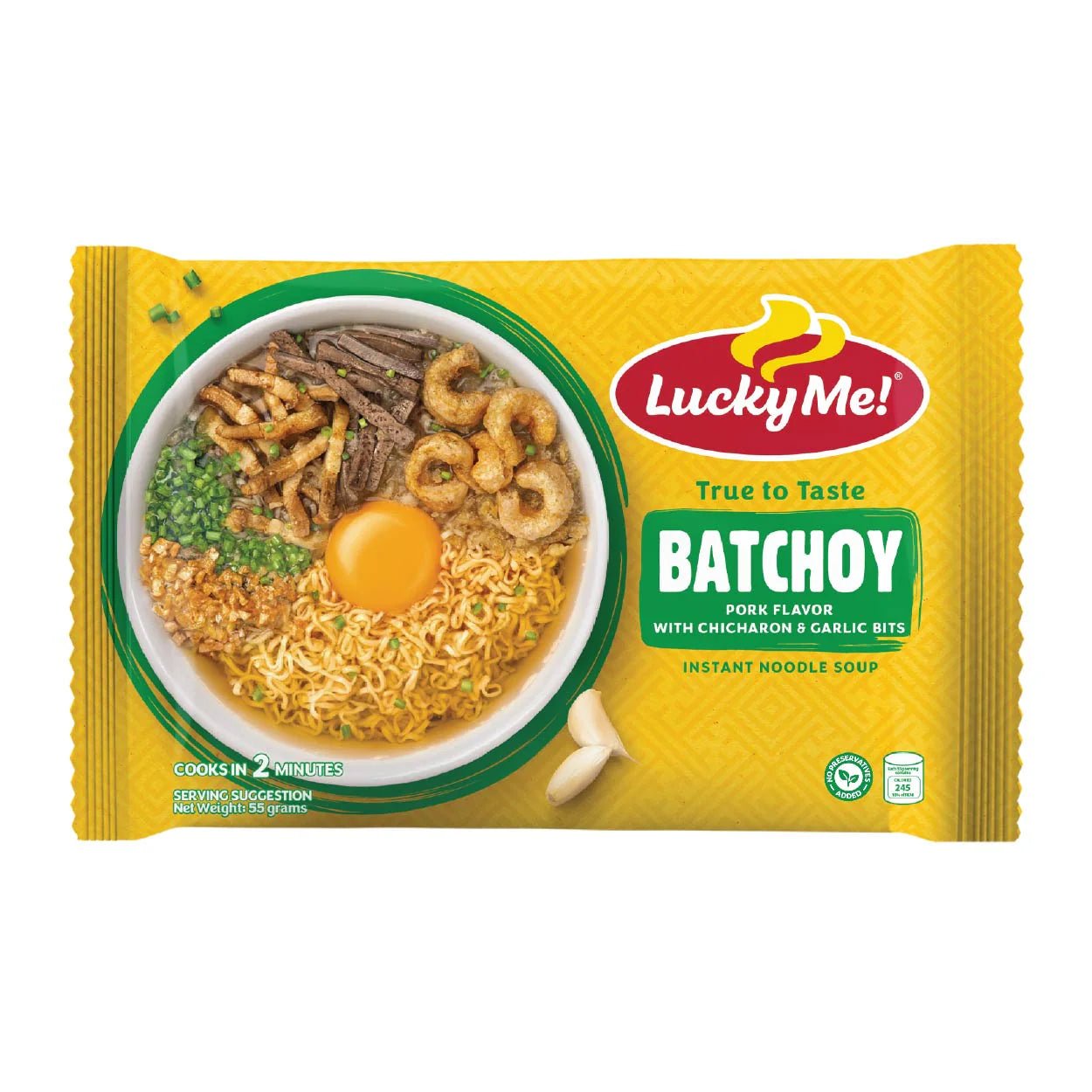 Lucky me Instant Noodle La Paz Batchoy 55g - Golden Buffalo Grocery Store