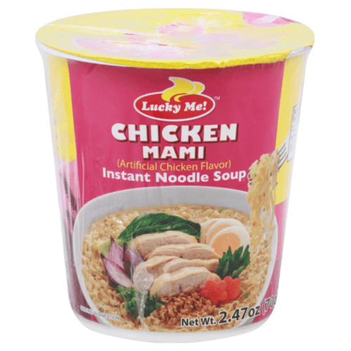 Lucky Me Mami Bowl Noodle Chicken 70g - Golden Buffalo Grocery Store