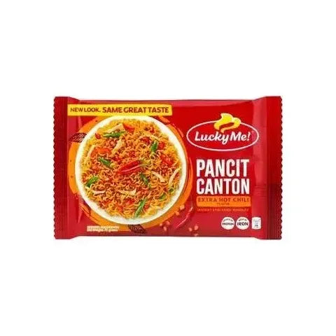 Lucky Me Pancit Canton Extra Hot Chili - Golden Buffalo Grocery Store